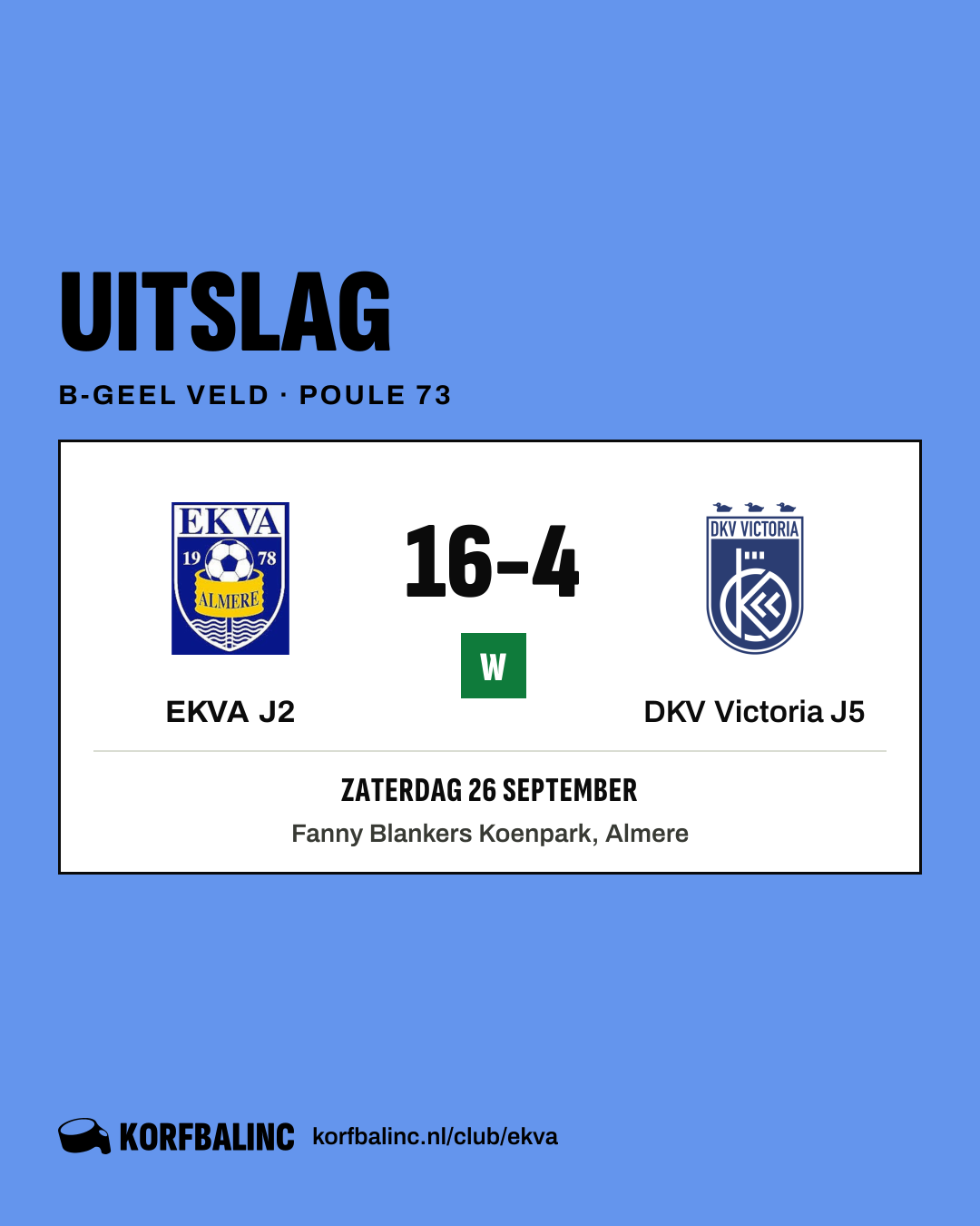 EKVA J2 - DKV Victoria J5