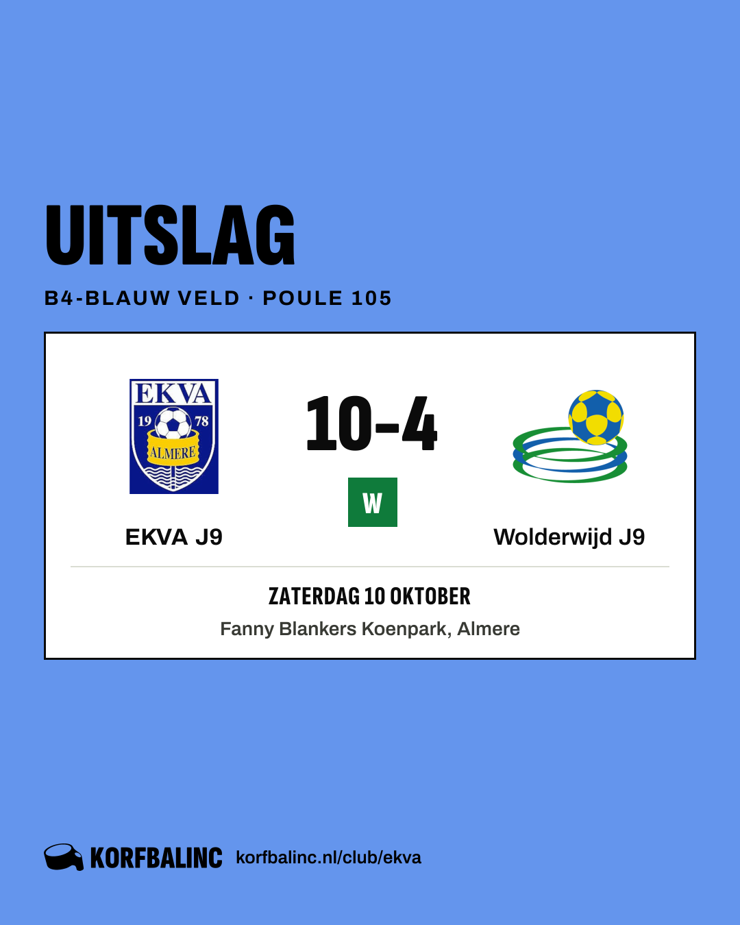 EKVA J9 - Wolderwijd J9