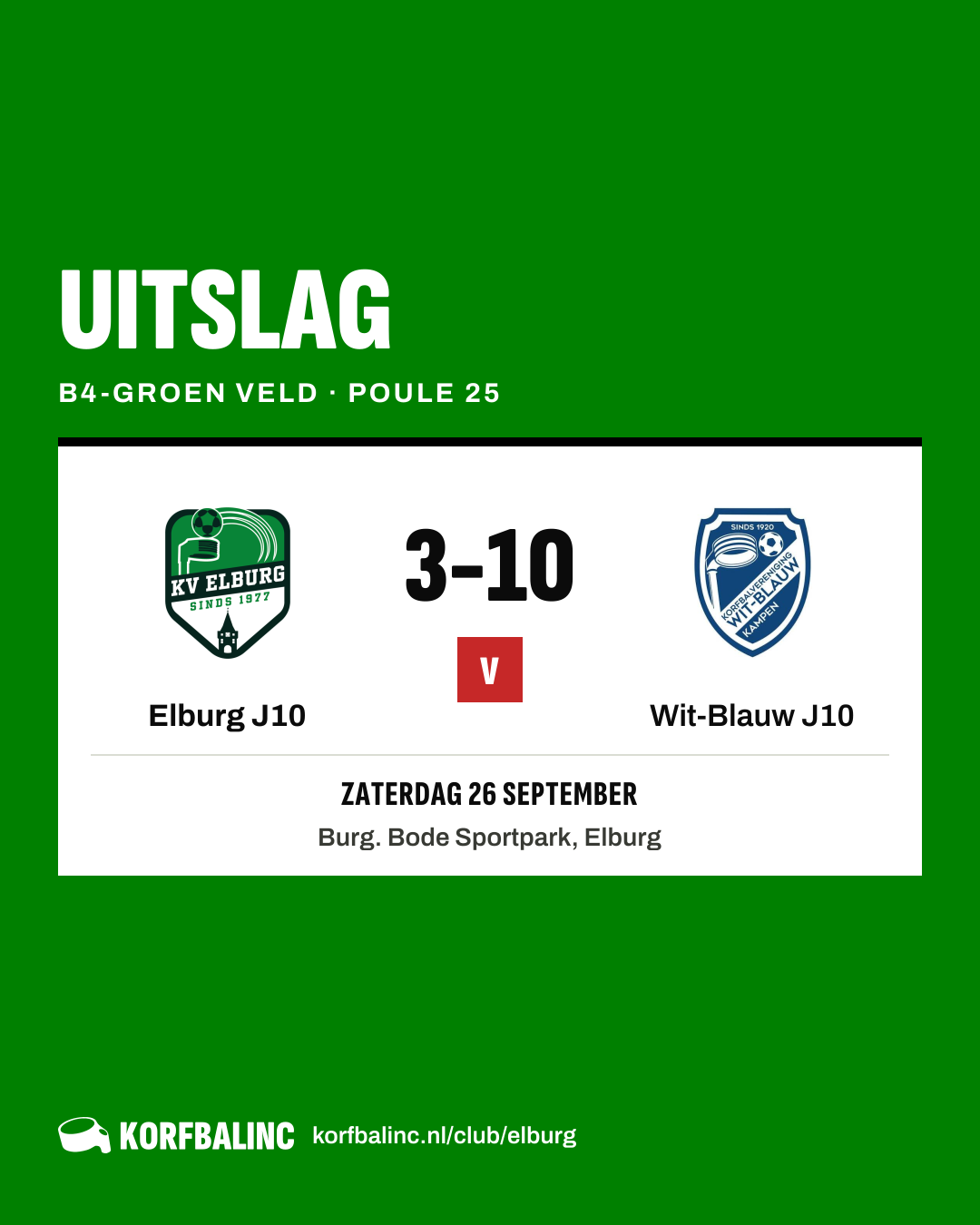 Elburg J10 - Wit-Blauw J10