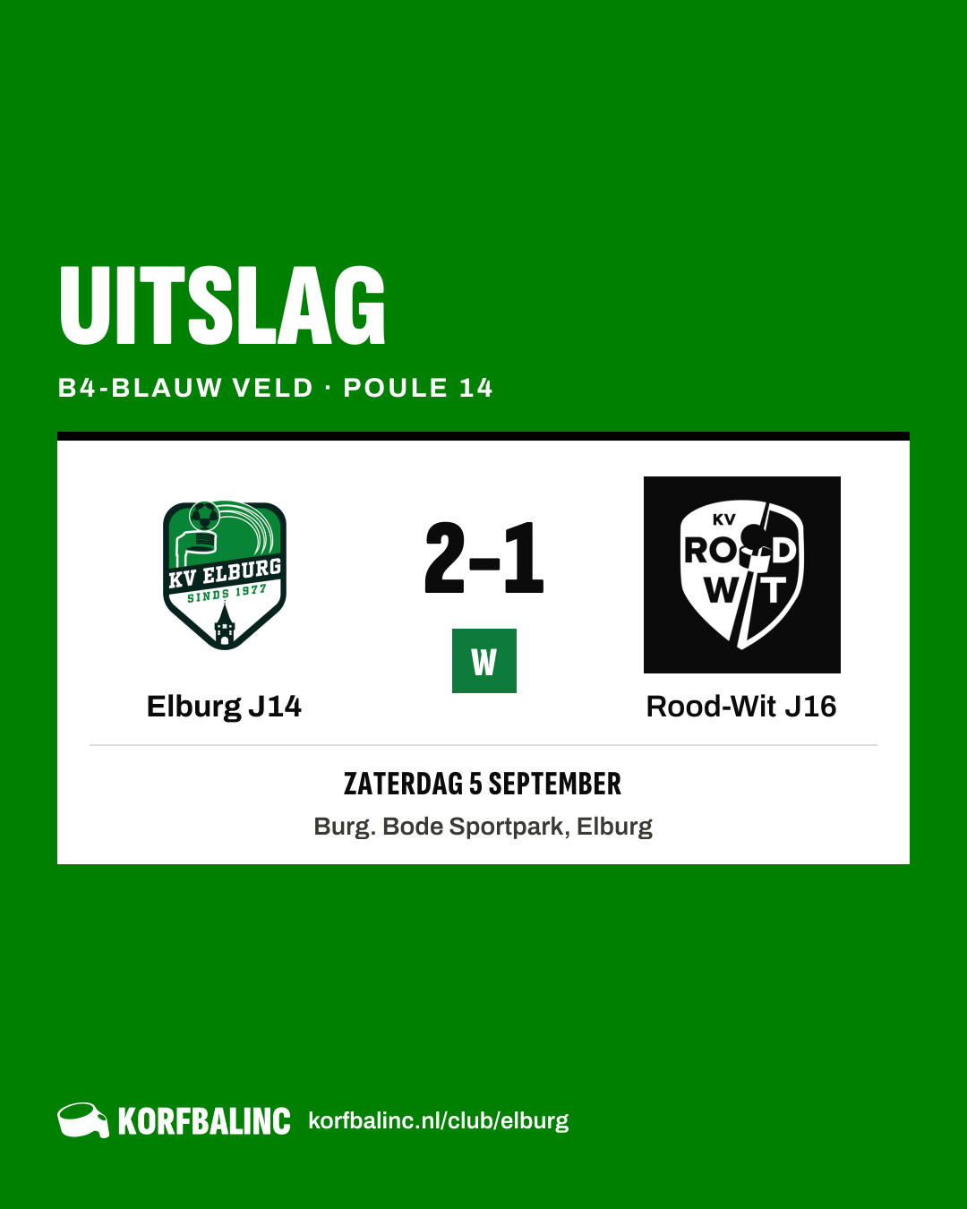 Elburg J14 - Rood-Wit J16