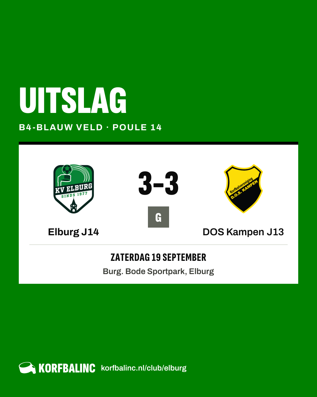 Elburg J14 - DOS Kampen J13