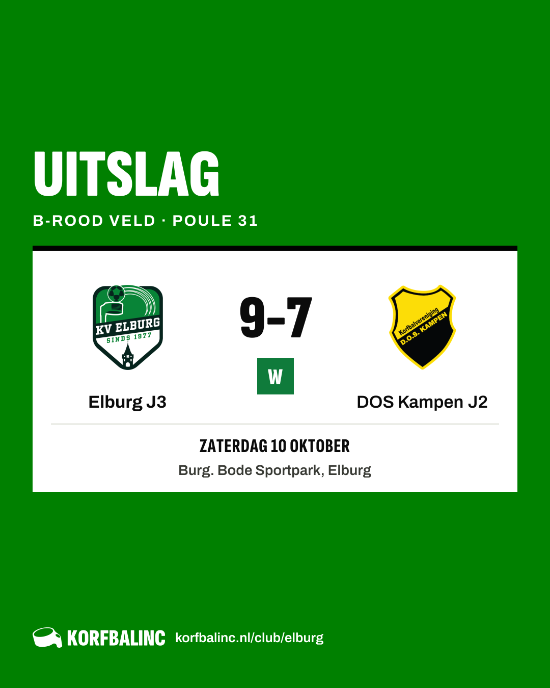 Elburg J3 - DOS Kampen J2
