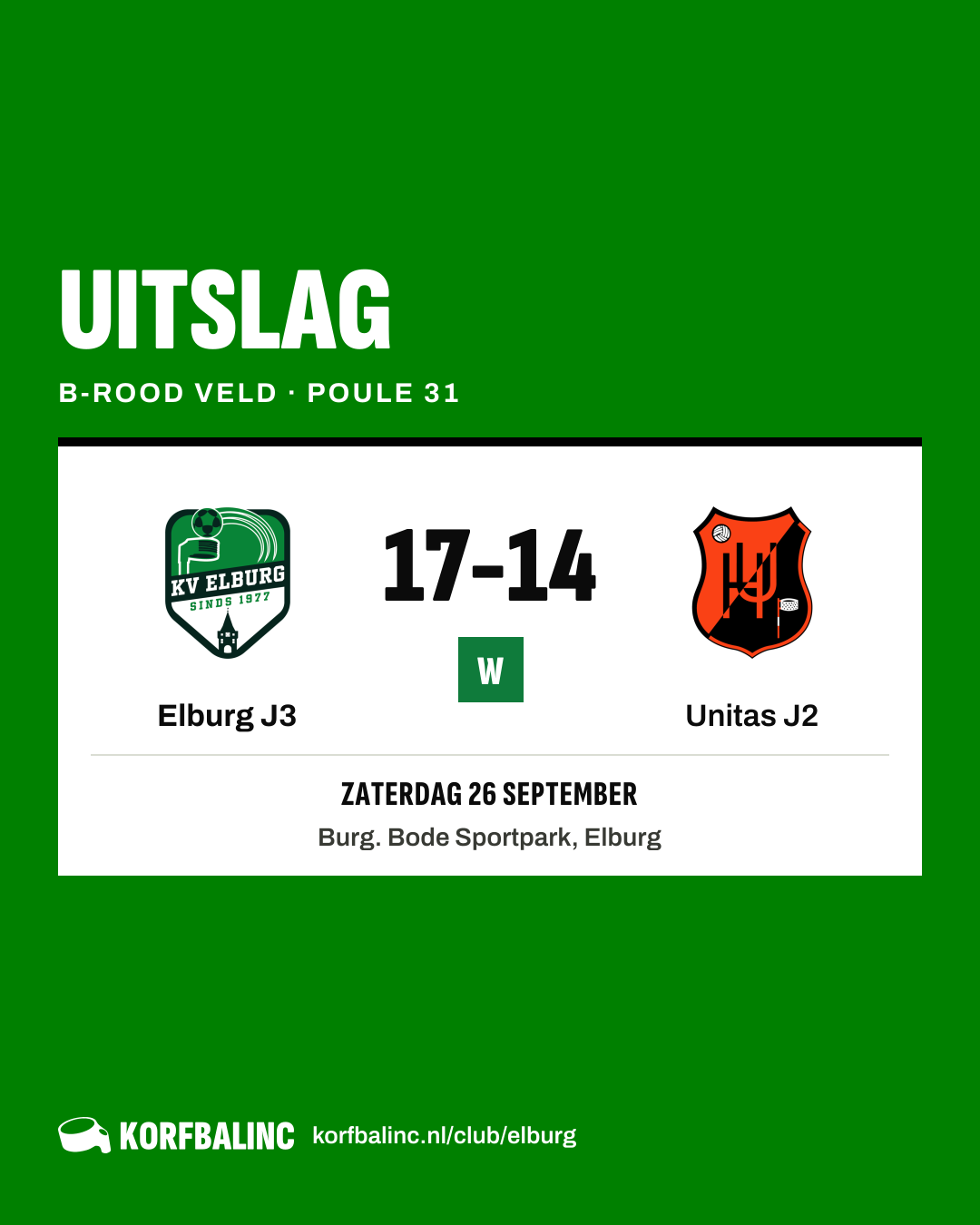 Elburg J3 - Unitas J2