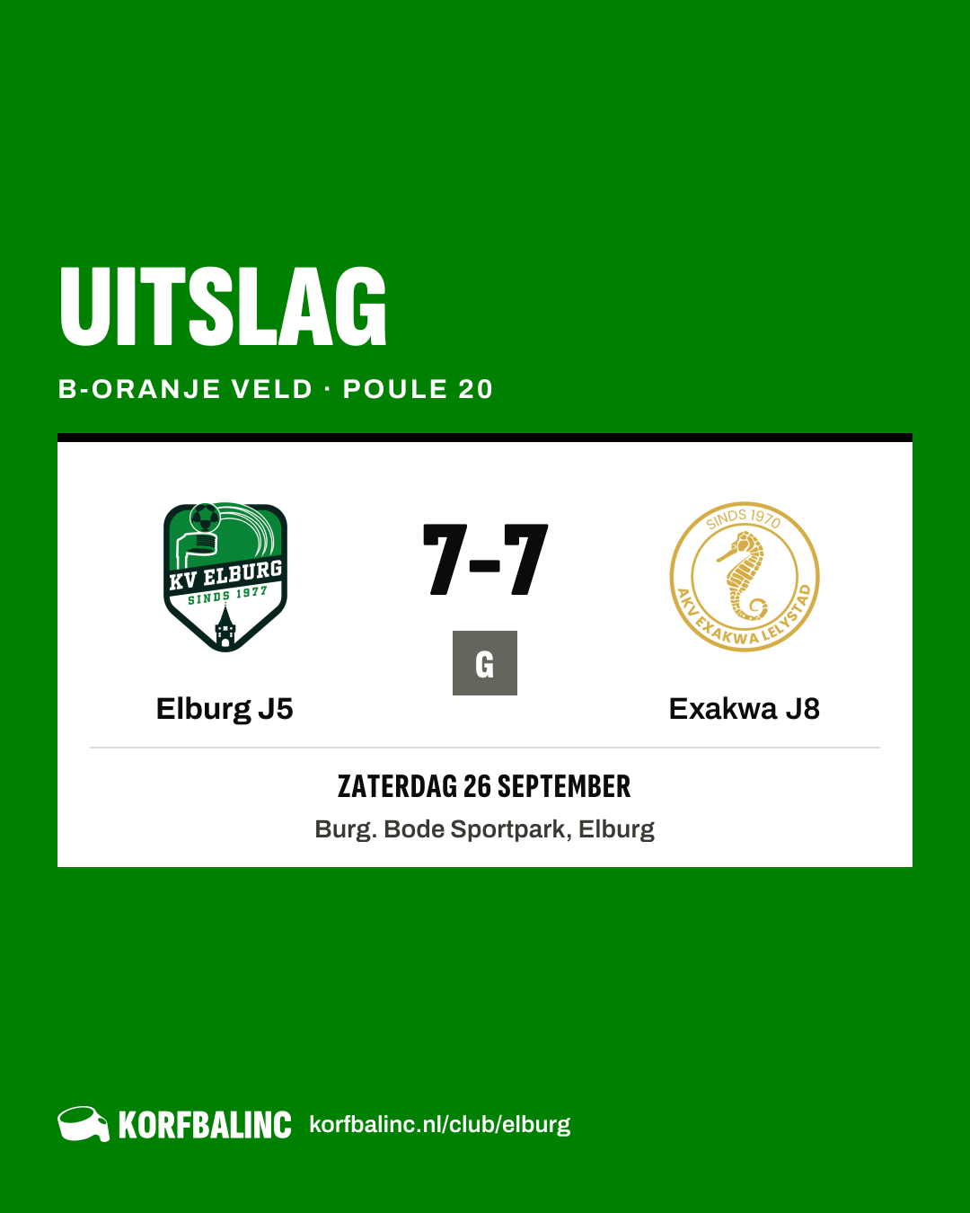 Elburg J5 - Exakwa J8