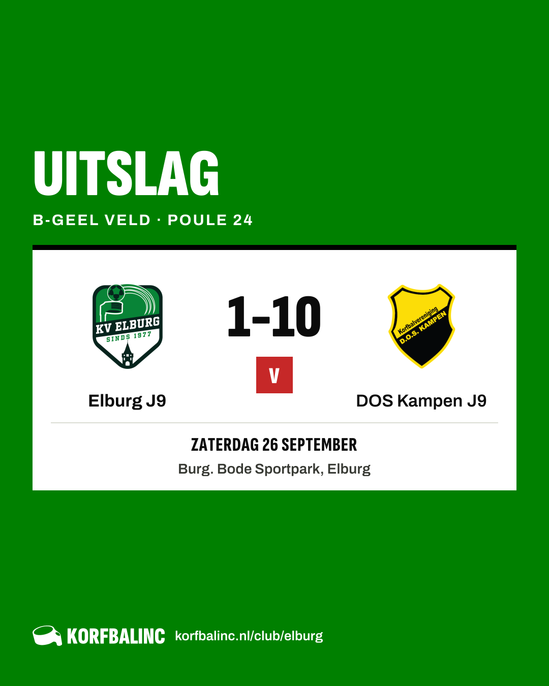 Elburg J9 - DOS Kampen J9