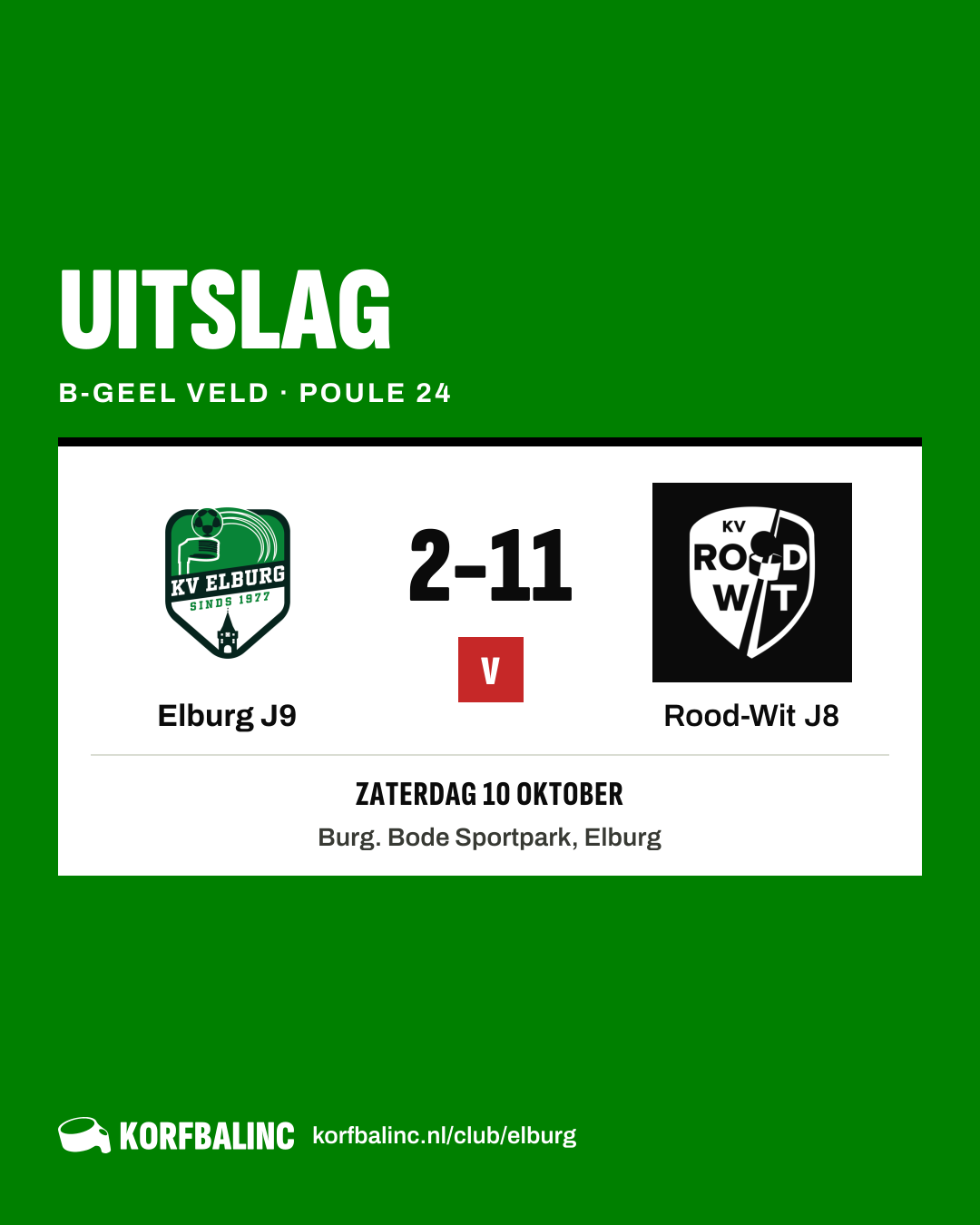 Elburg J9 - Rood-Wit J8