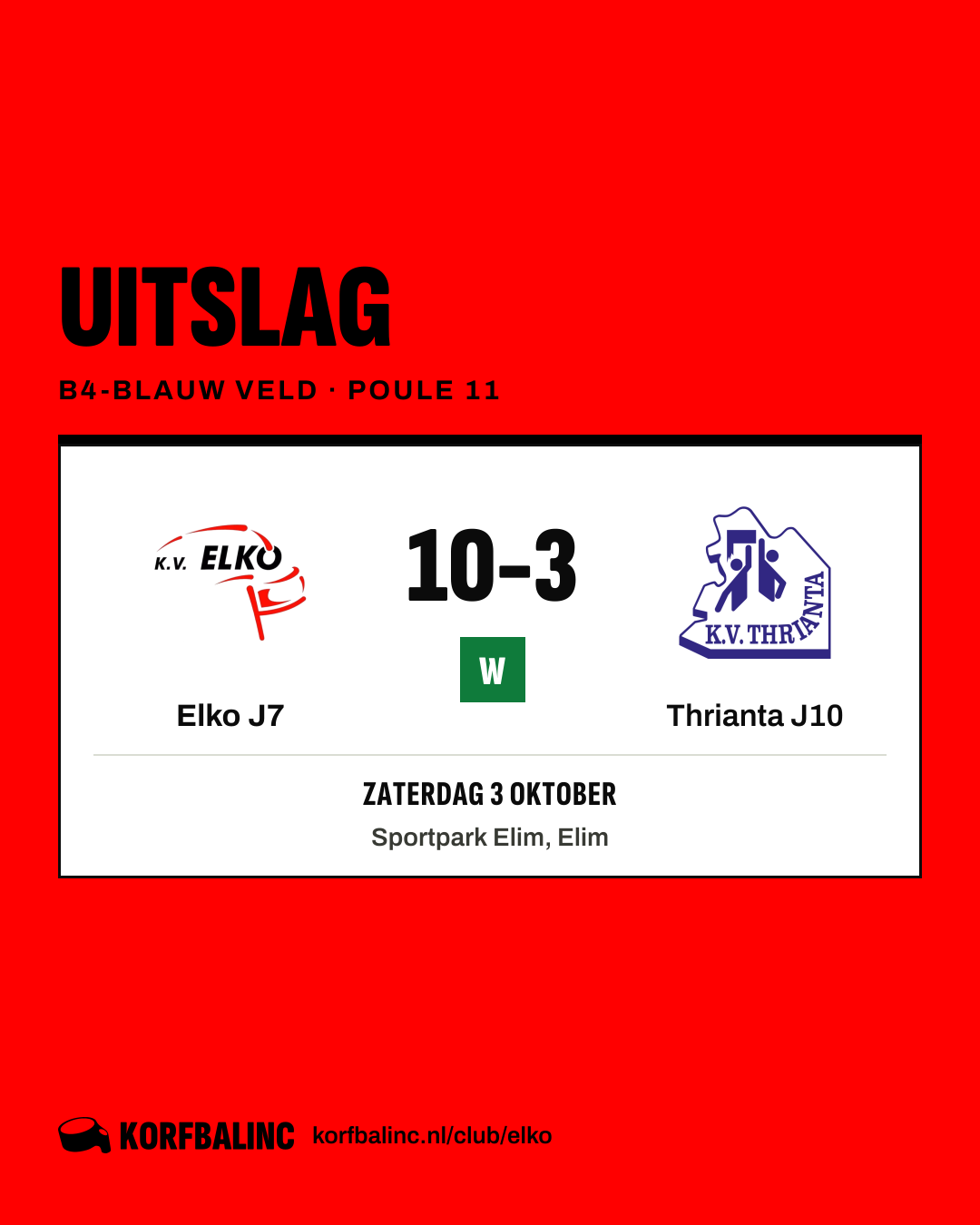 Elko J7 - Thrianta J10