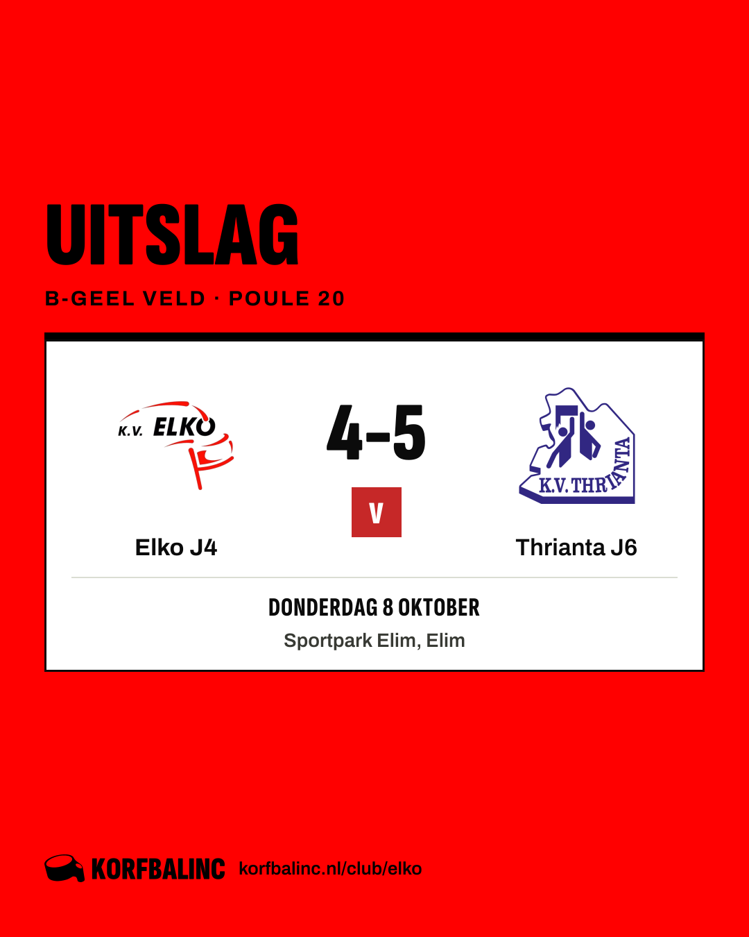 Elko J4 - Thrianta J6