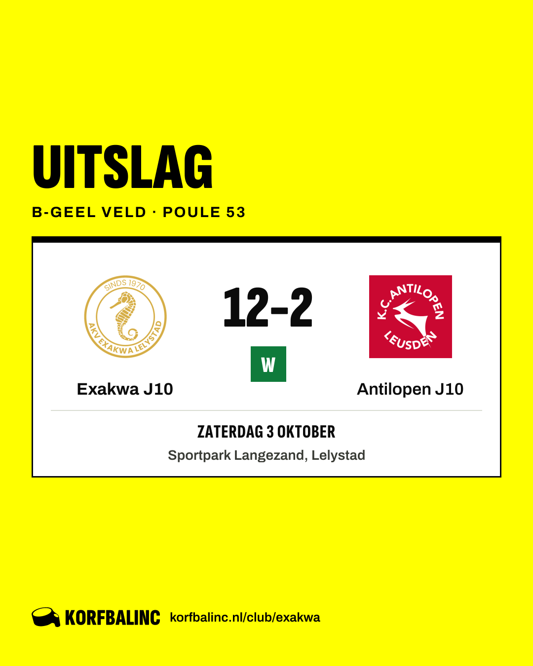 Exakwa J10 - Antilopen J10