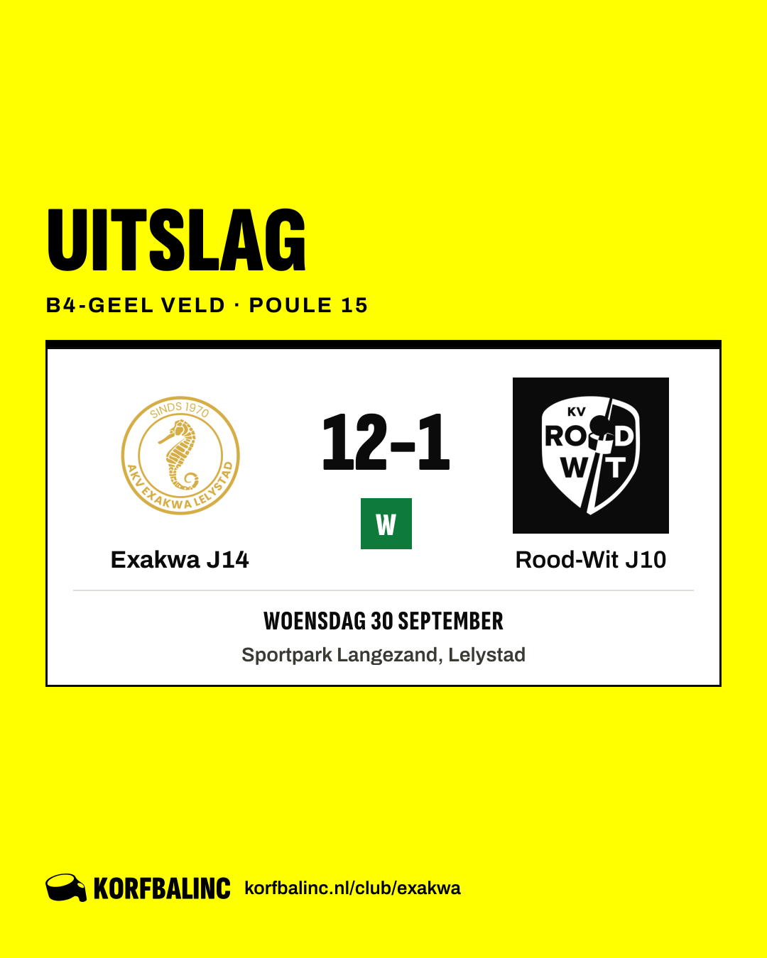 Exakwa J14 - Rood-Wit J10