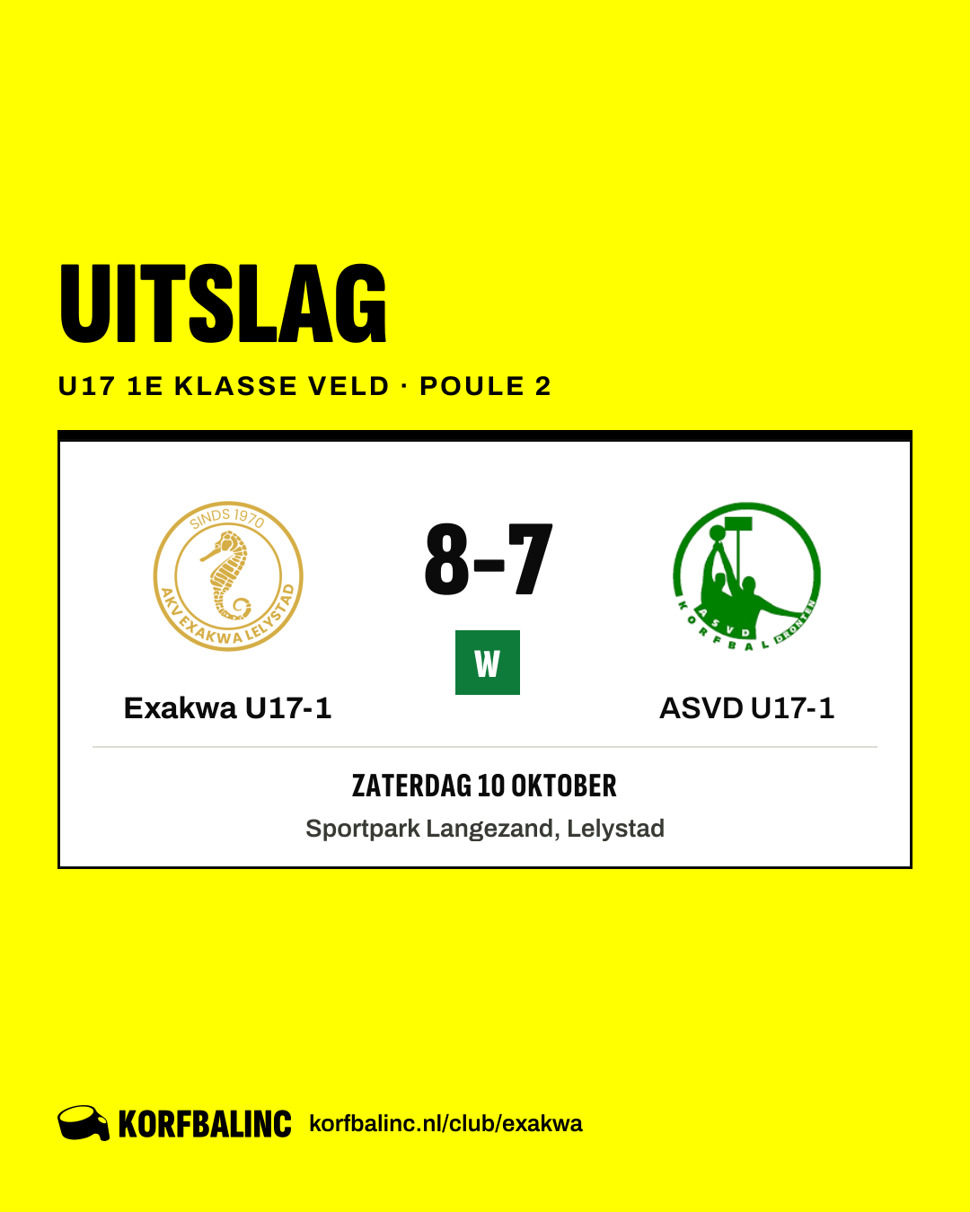 Exakwa U17-1 - ASVD U17-1