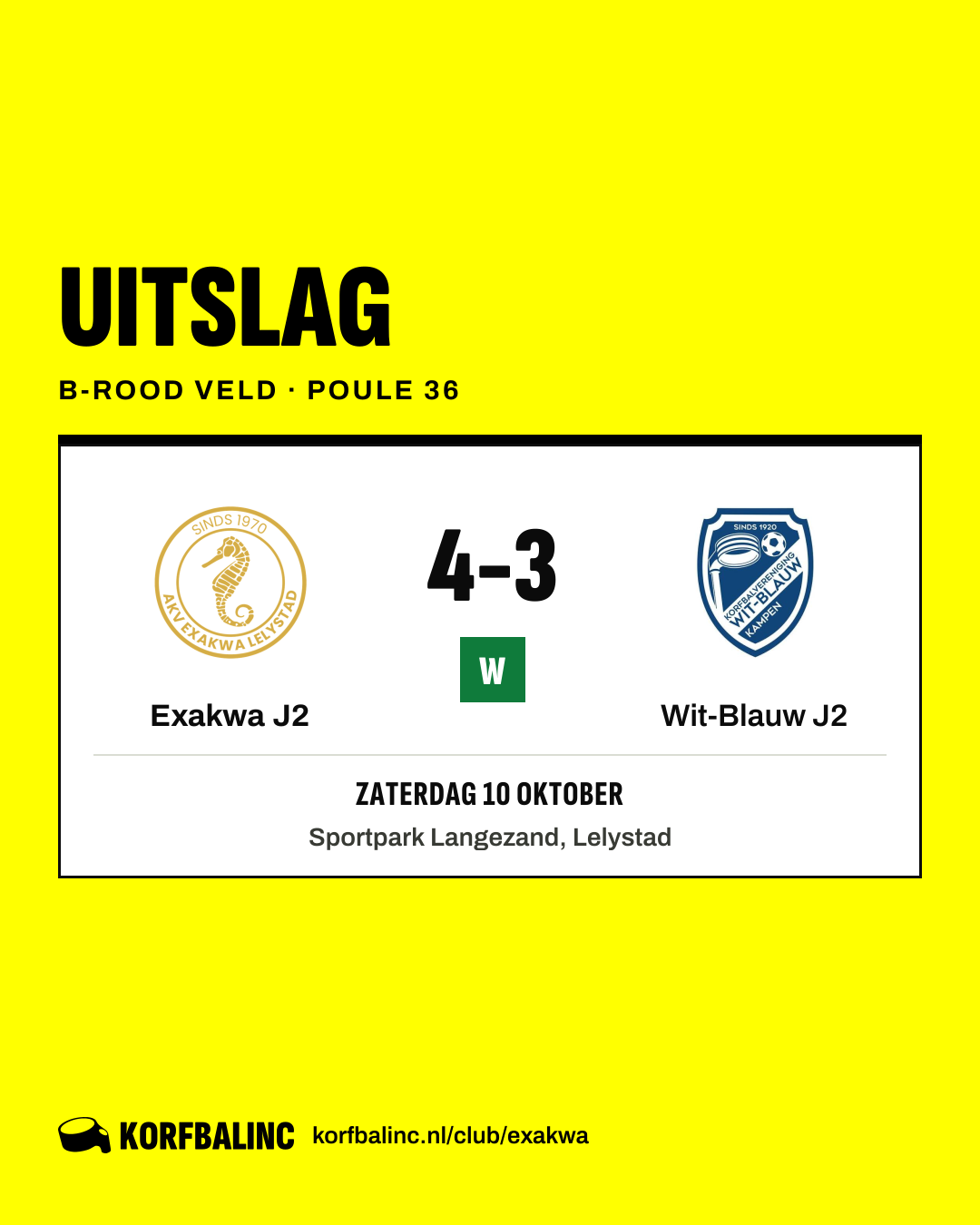 Exakwa J2 - Wit-Blauw J2