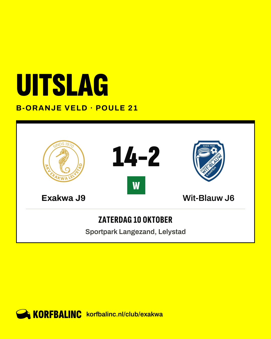 Exakwa J9 - Wit-Blauw J6