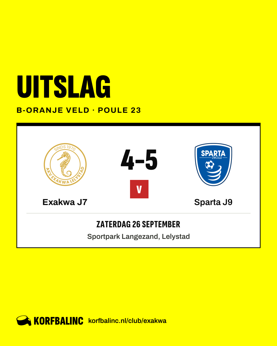 Exakwa J7 - Sparta J9