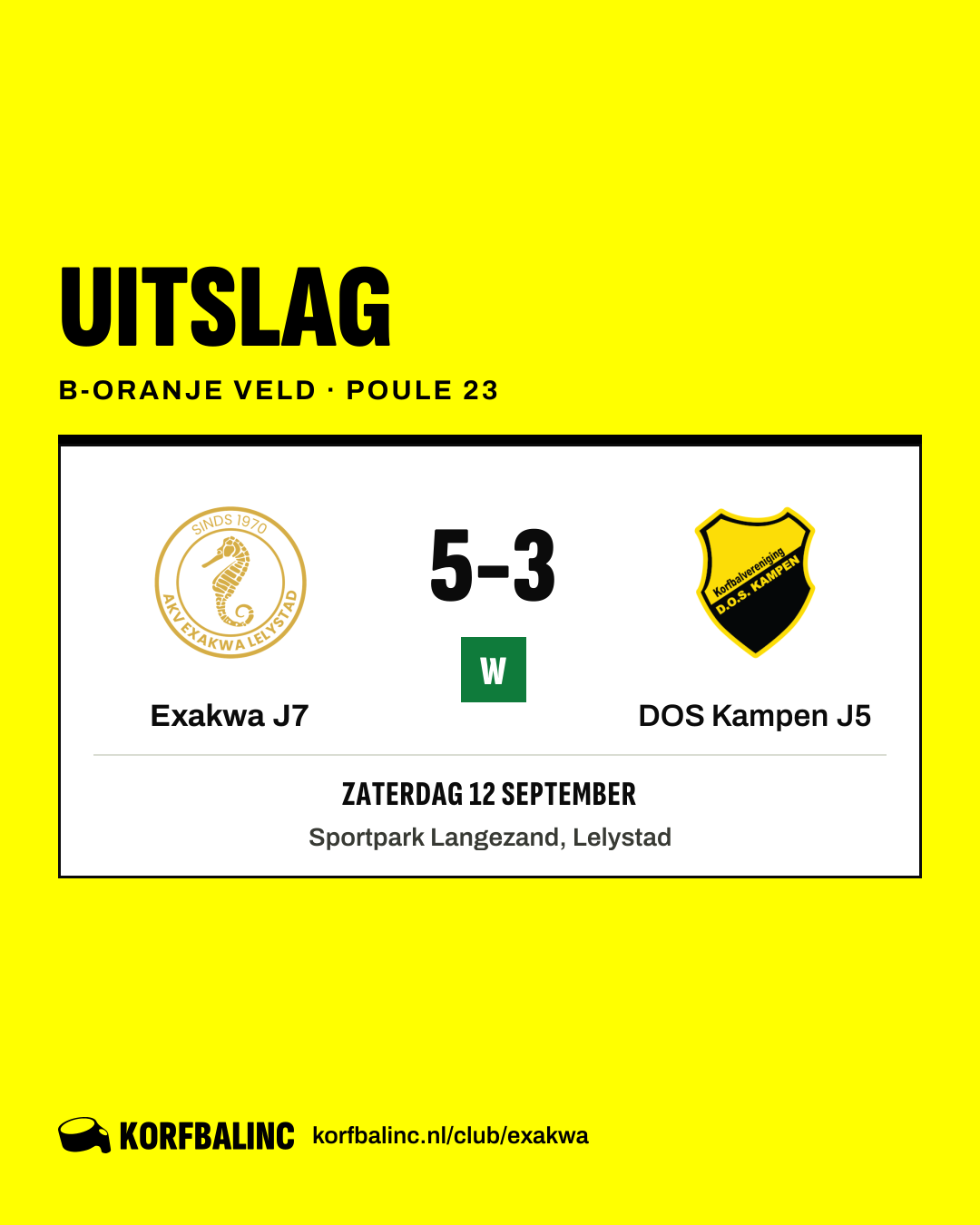 Exakwa J7 - DOS Kampen J5