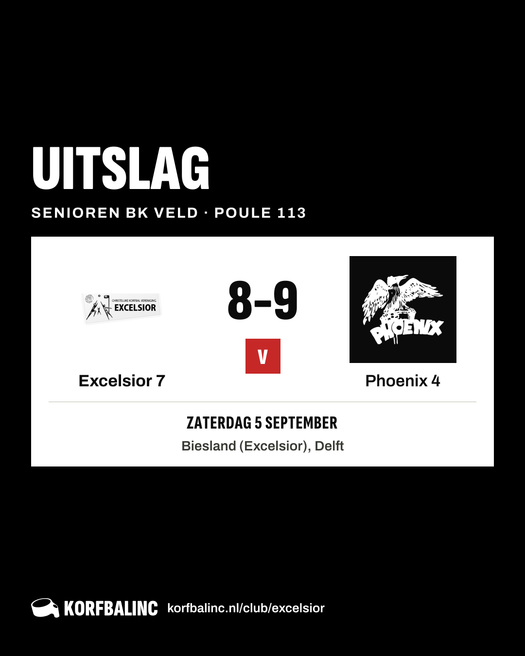 Excelsior 7 - Phoenix 4