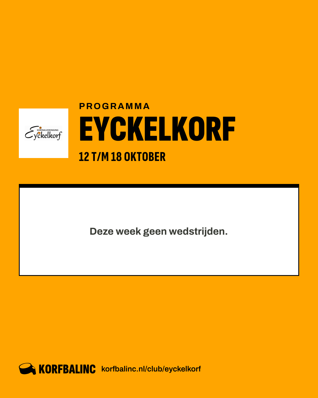 Uitslagen Eyckelkorf