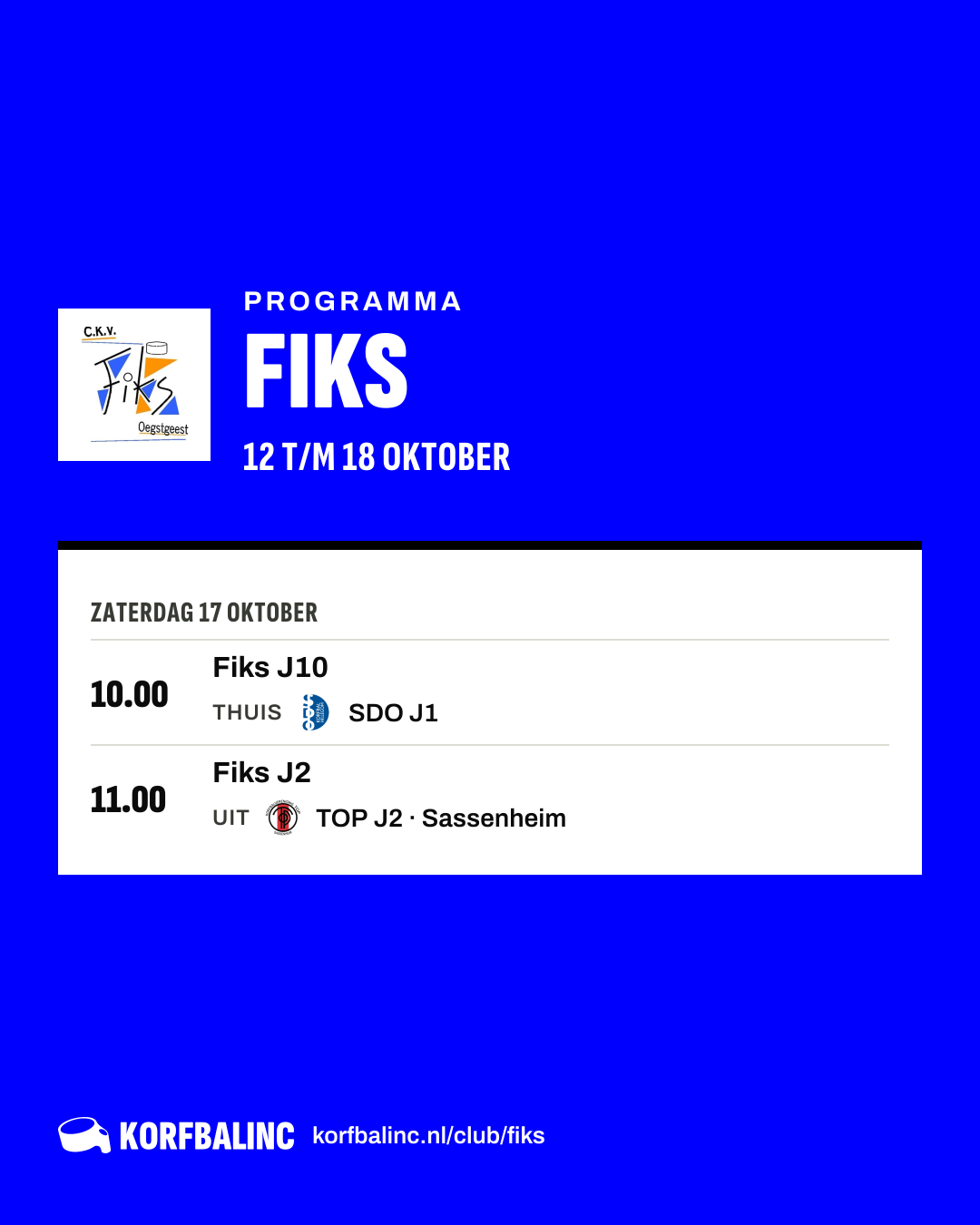 Uitslagen Fiks