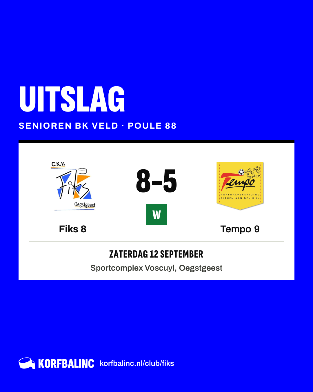 Fiks 8 - Tempo 9