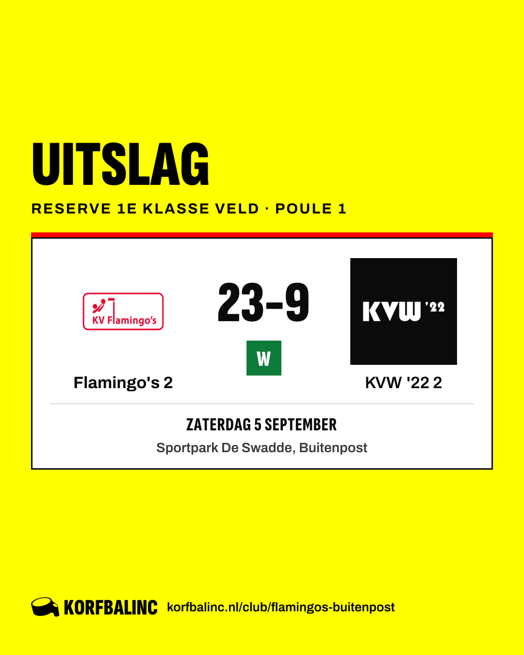 Flamingo's 2 - KVW '22 2