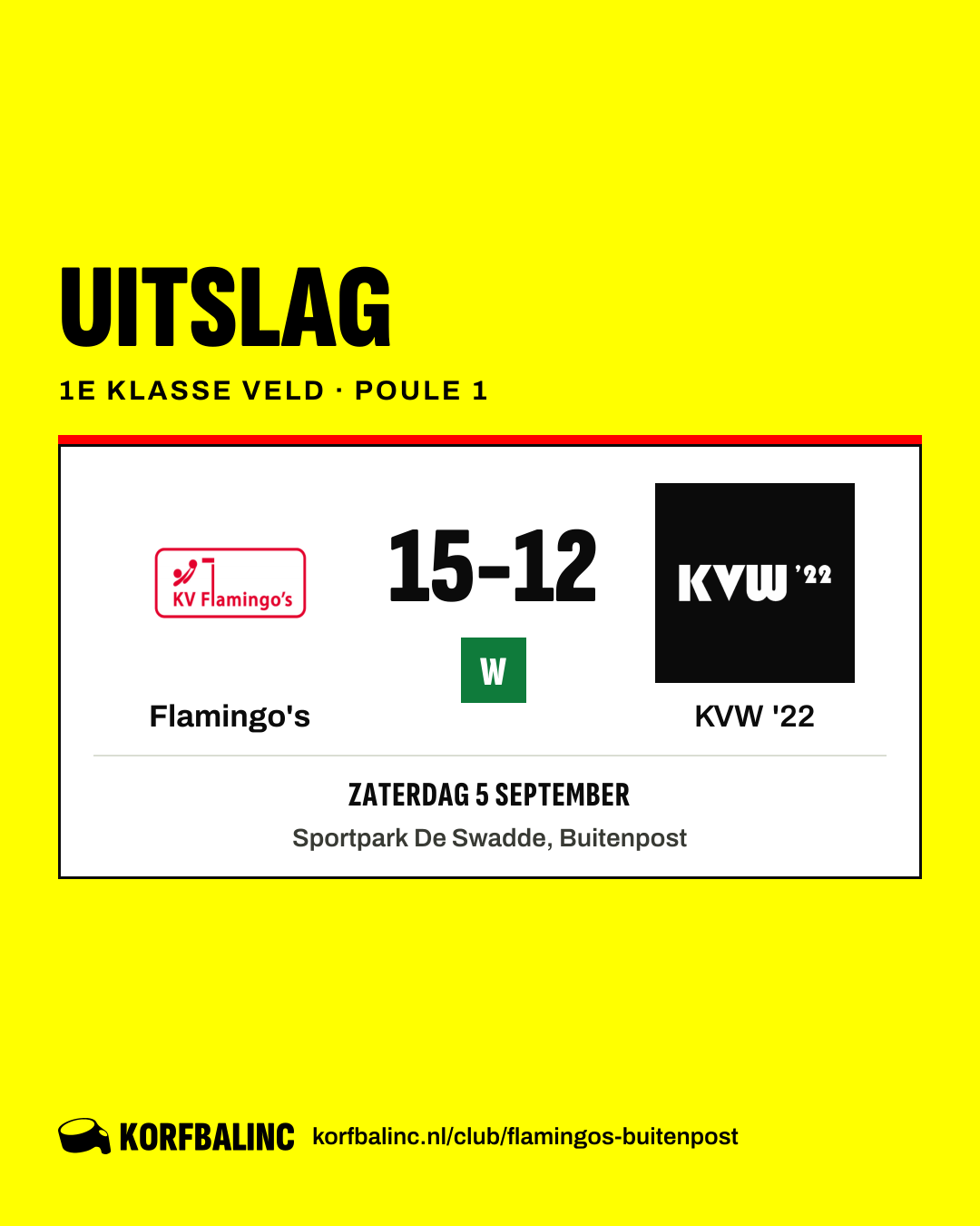 Flamingo's - KVW '22