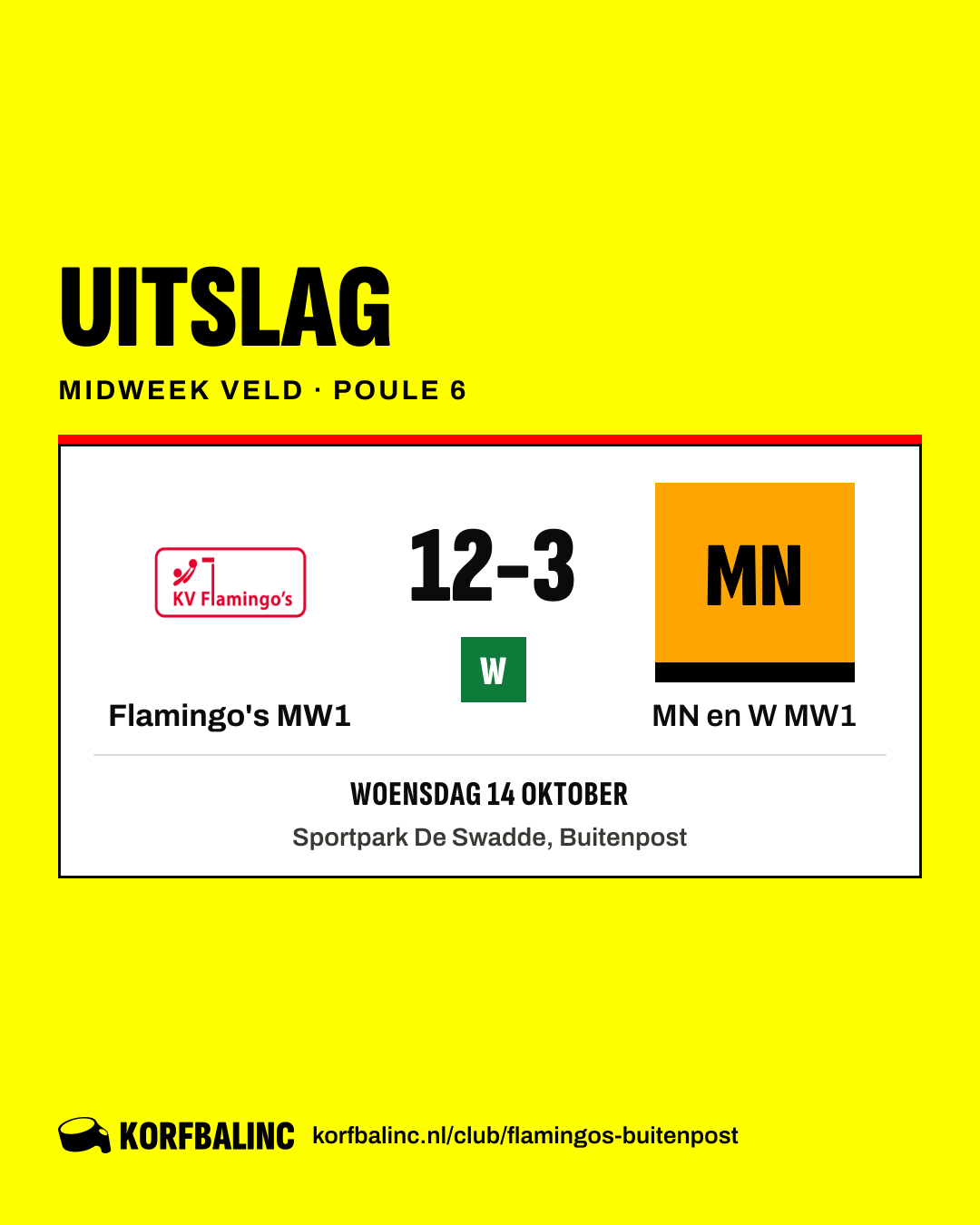 Flamingo's MW1 - MN en W MW1