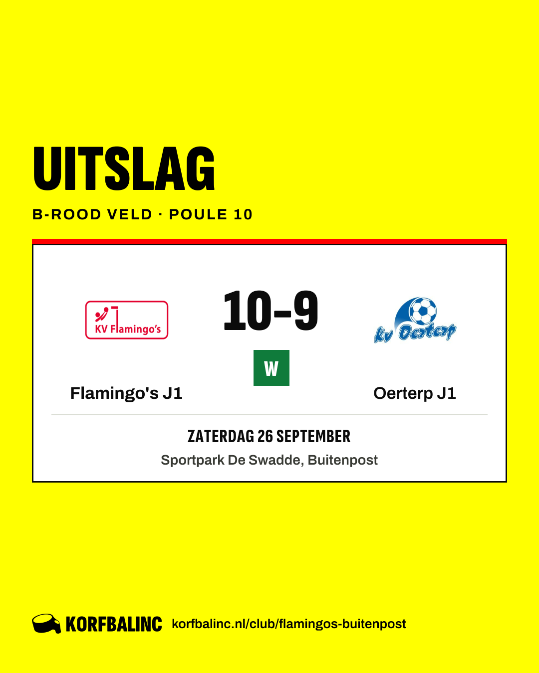Flamingo's J1 - Oerterp J1