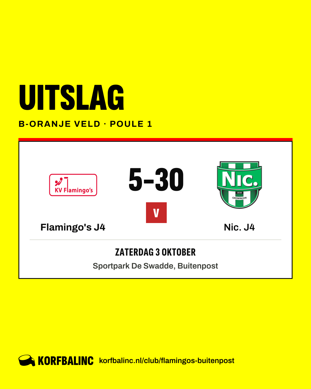 Flamingo's J4 - Nic. J4