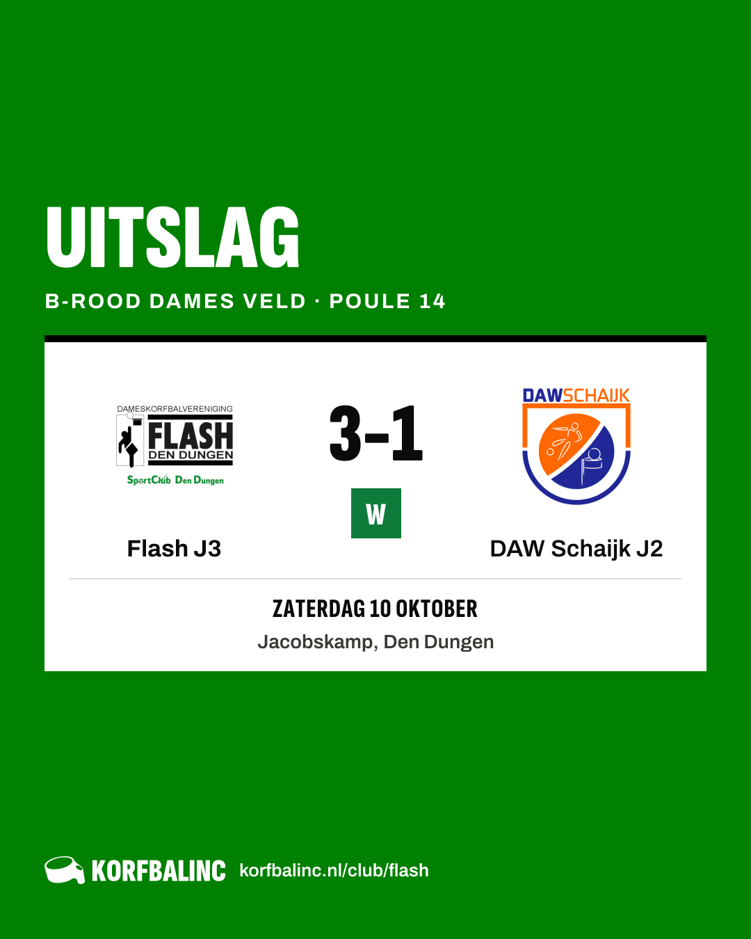 Flash J3 - DAW Schaijk J2
