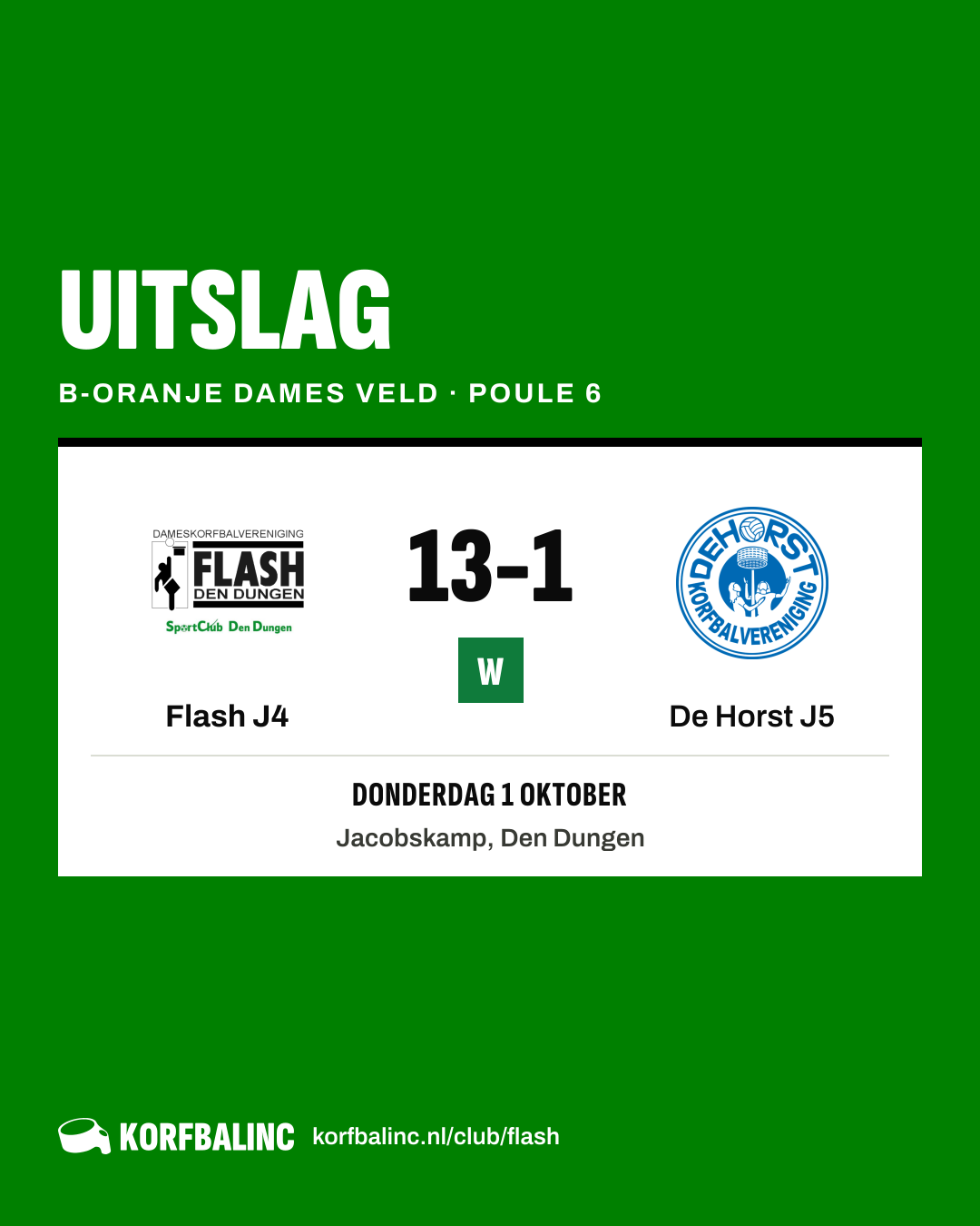 Flash J4 - De Horst J5