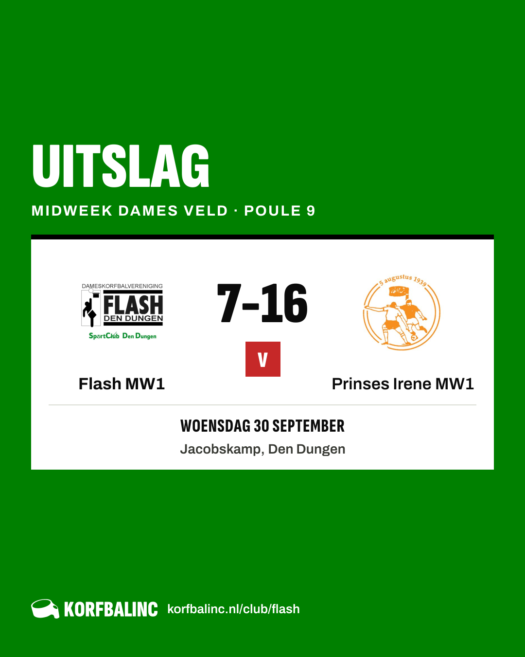 Flash MW1 - Prinses Irene MW1