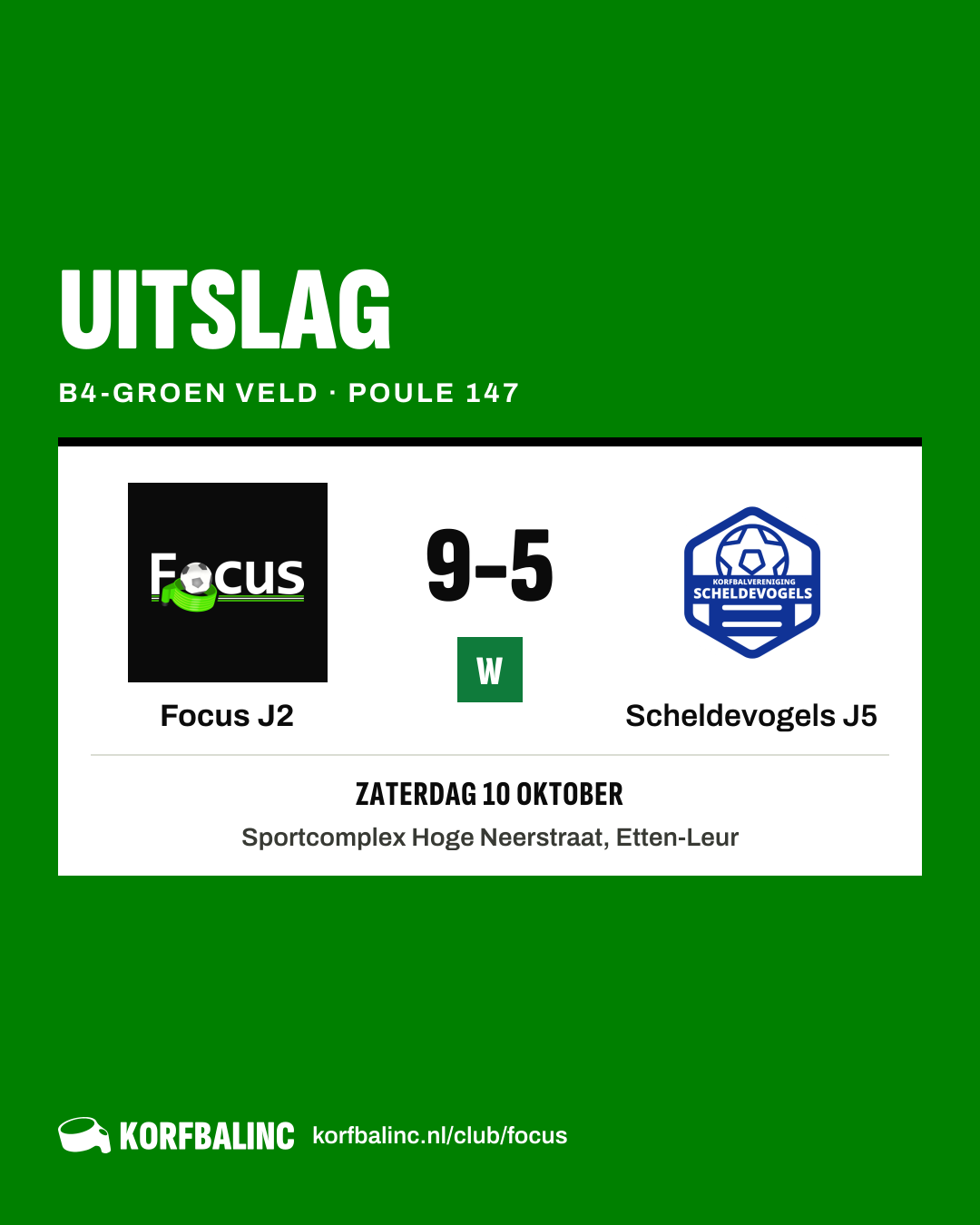Focus J2 - Scheldevogels J5