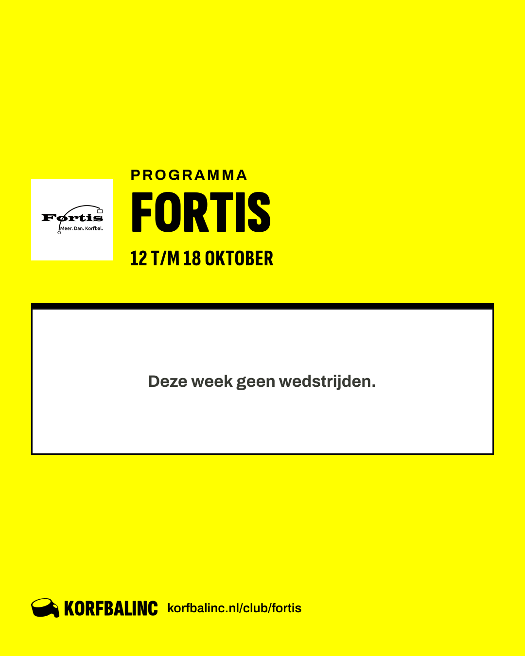 Uitslagen Fortis