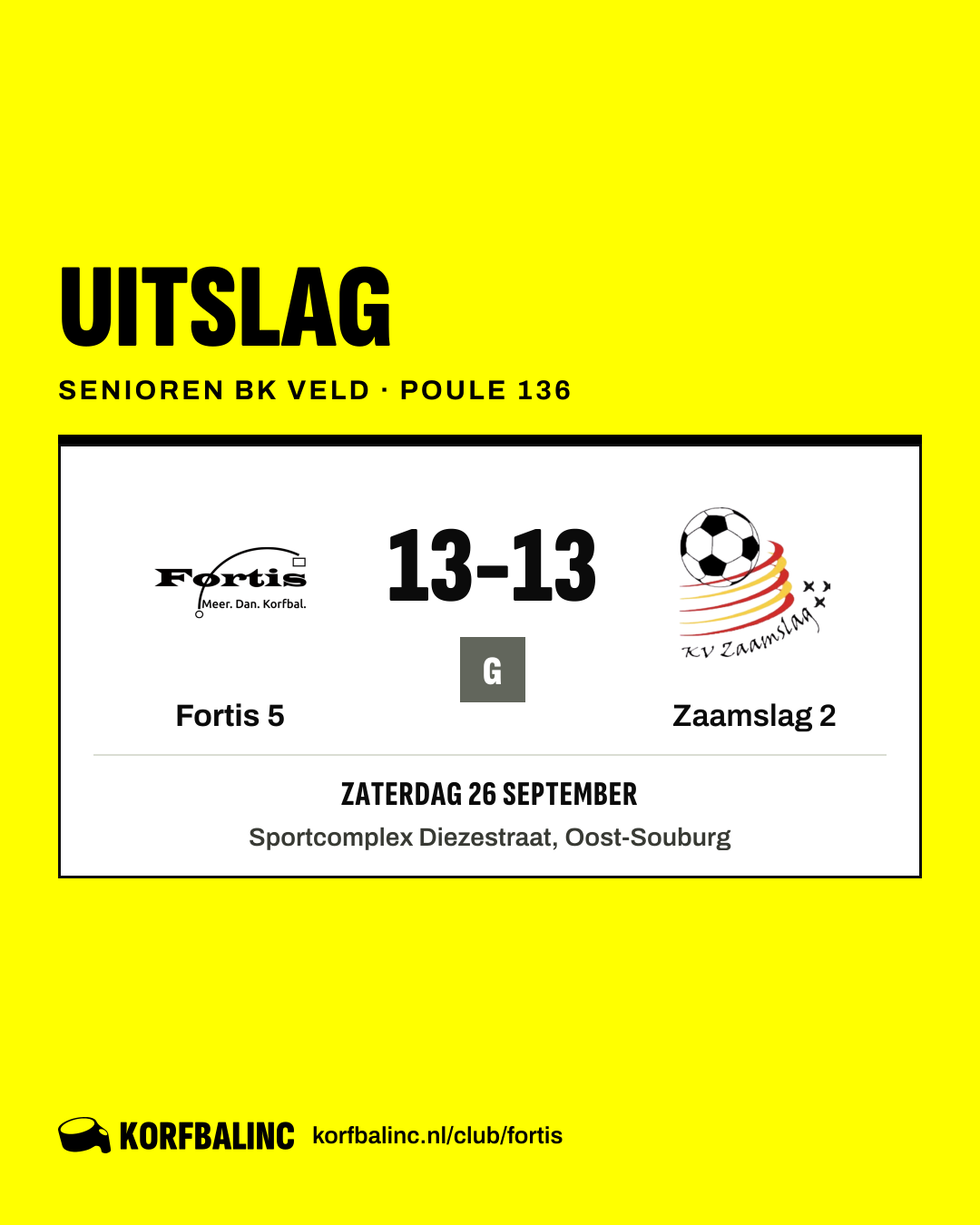 Fortis 5 - Zaamslag 2
