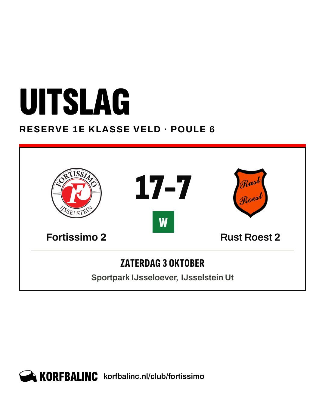 Fortissimo 2 - Rust Roest 2