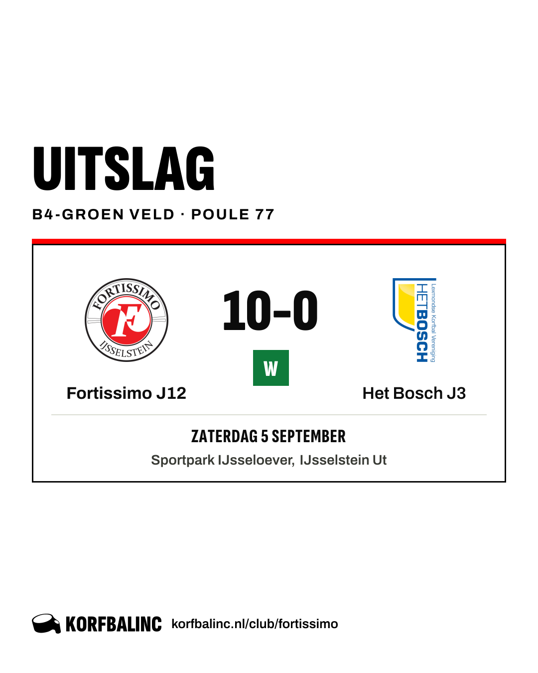 Fortissimo J12 - Het Bosch J3