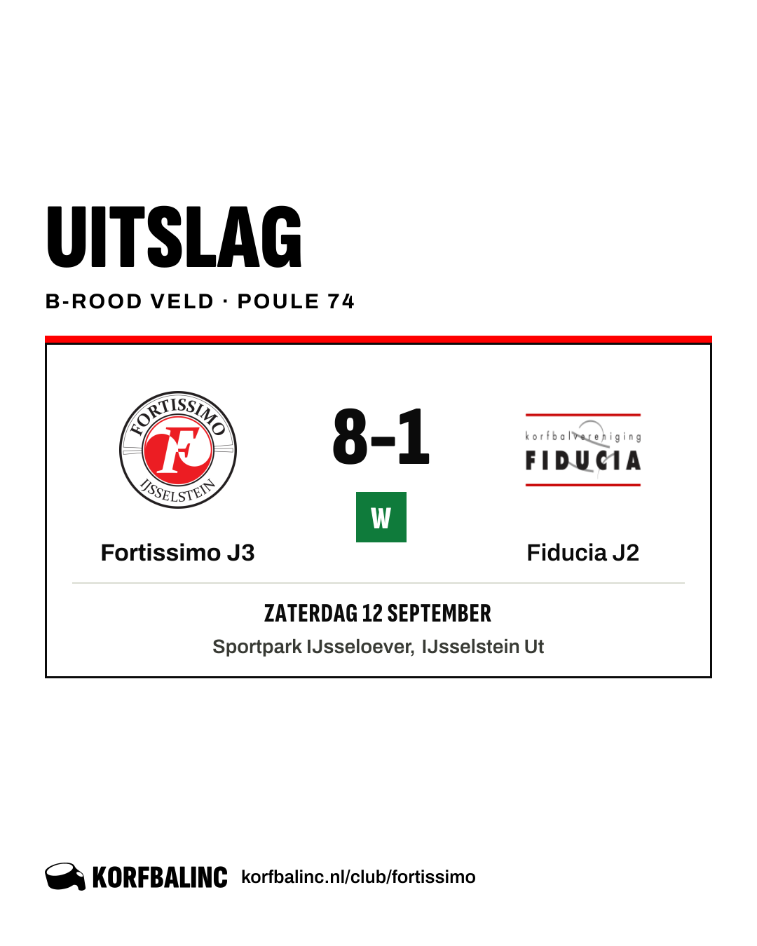 Fortissimo J3 - Fiducia J2