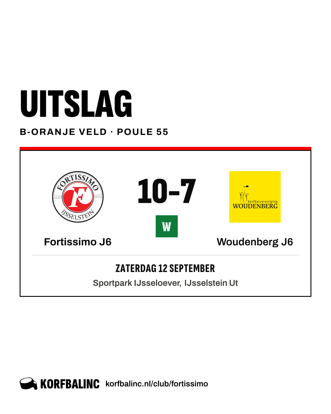 Fortissimo J6 - Woudenberg J6