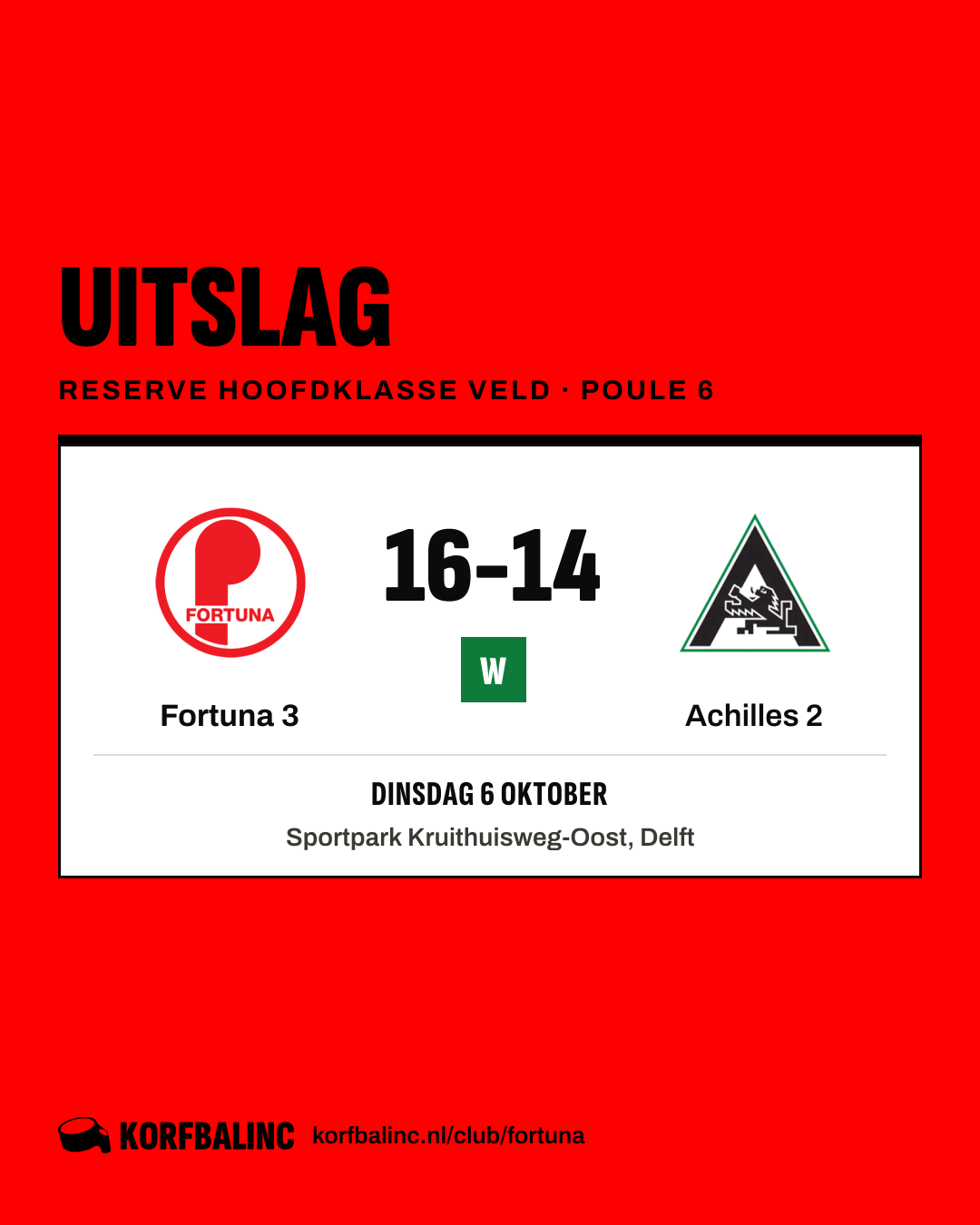 Fortuna 3 - Achilles 2