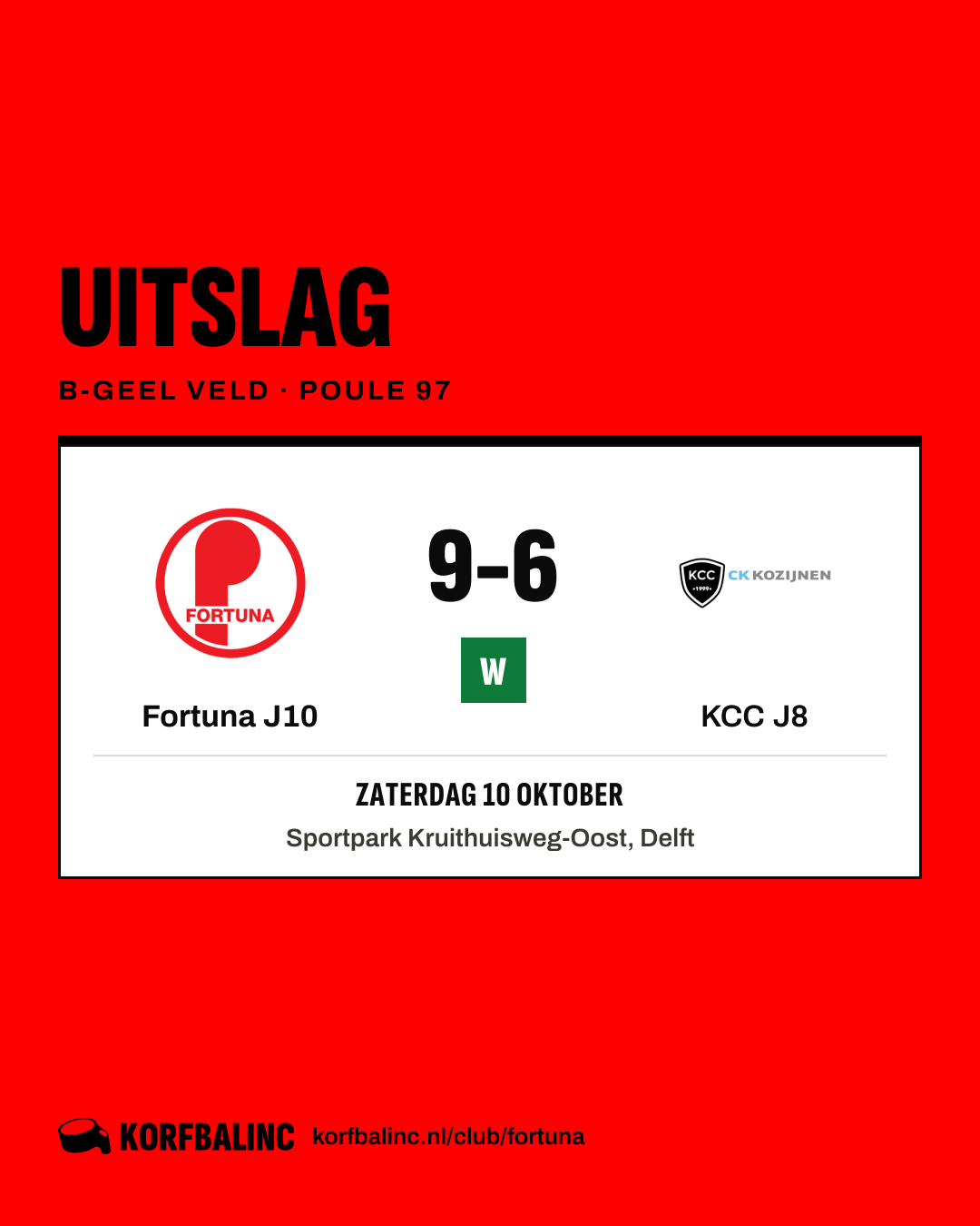 Fortuna J10 - KCC J8