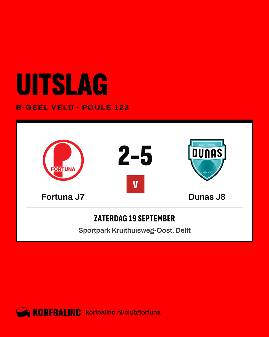 Fortuna J7 - Dunas J8