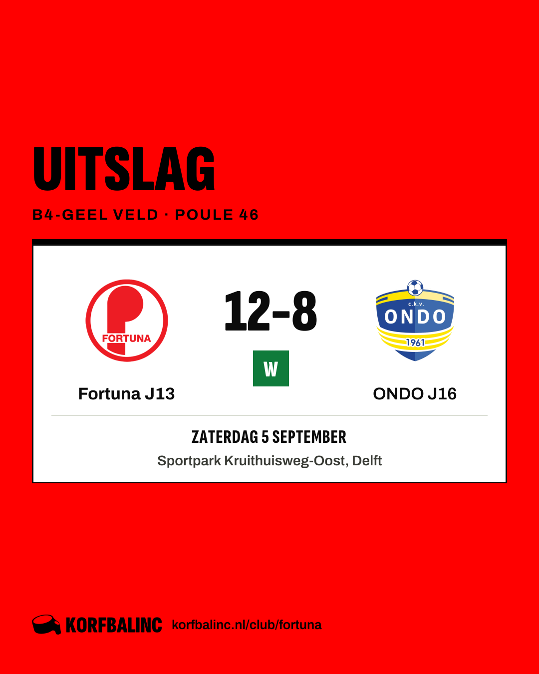 Fortuna J13 - ONDO J16
