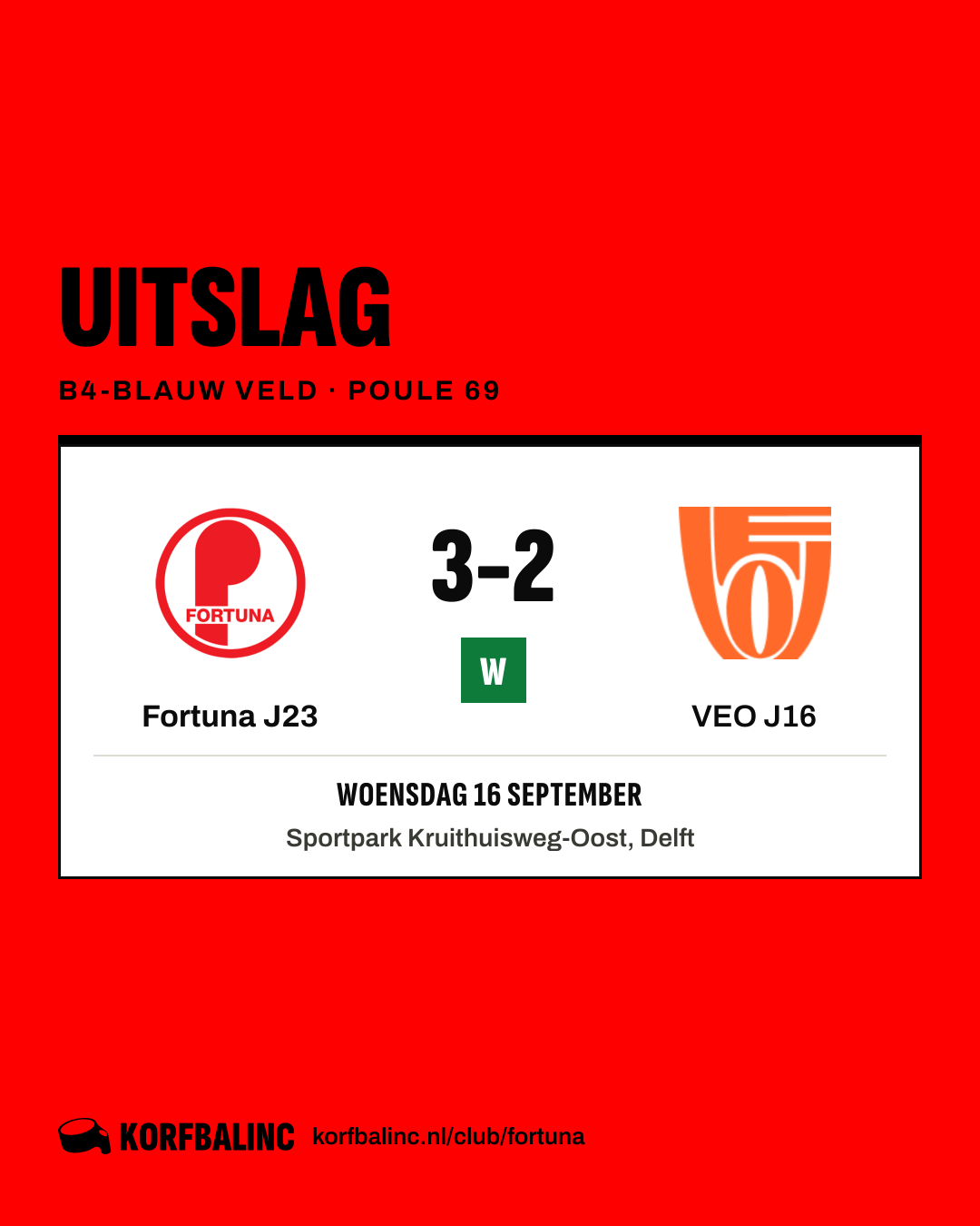 Fortuna J23 - VEO J16