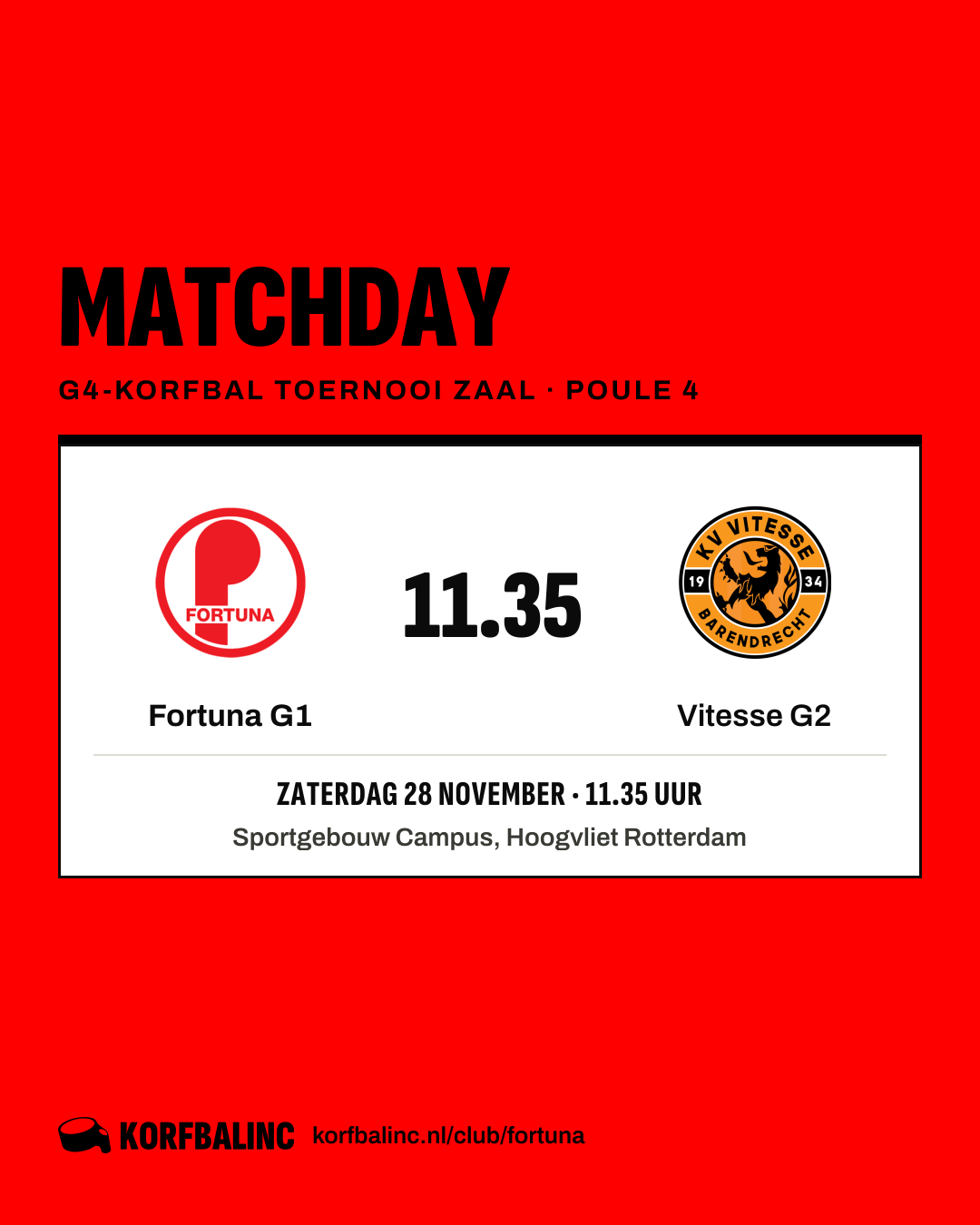 Fortuna G1 - Vitesse G2