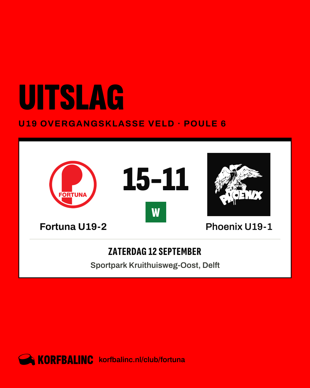 Fortuna U19-2 - Phoenix U19-1