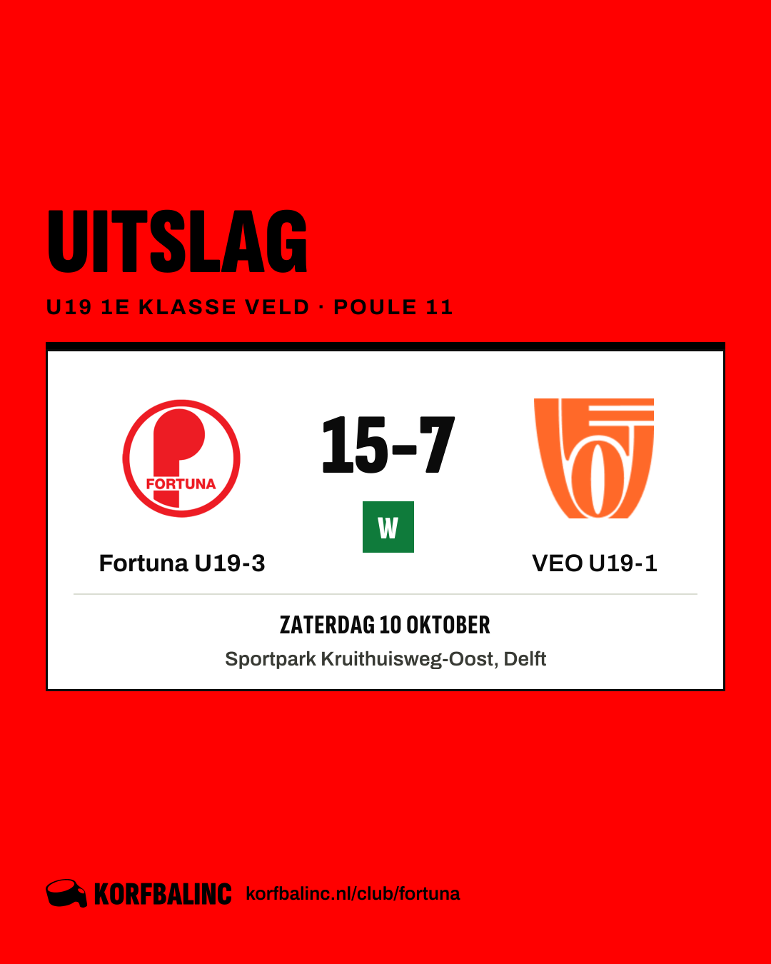 Fortuna U19-3 - VEO U19-1