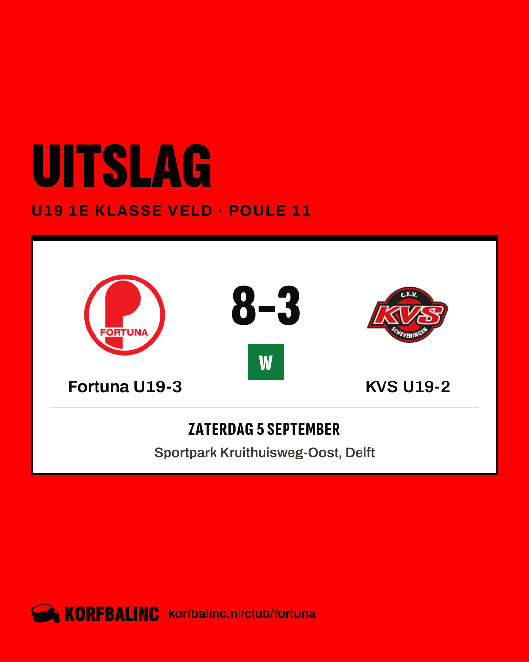 Fortuna U19-3 - KVS U19-2