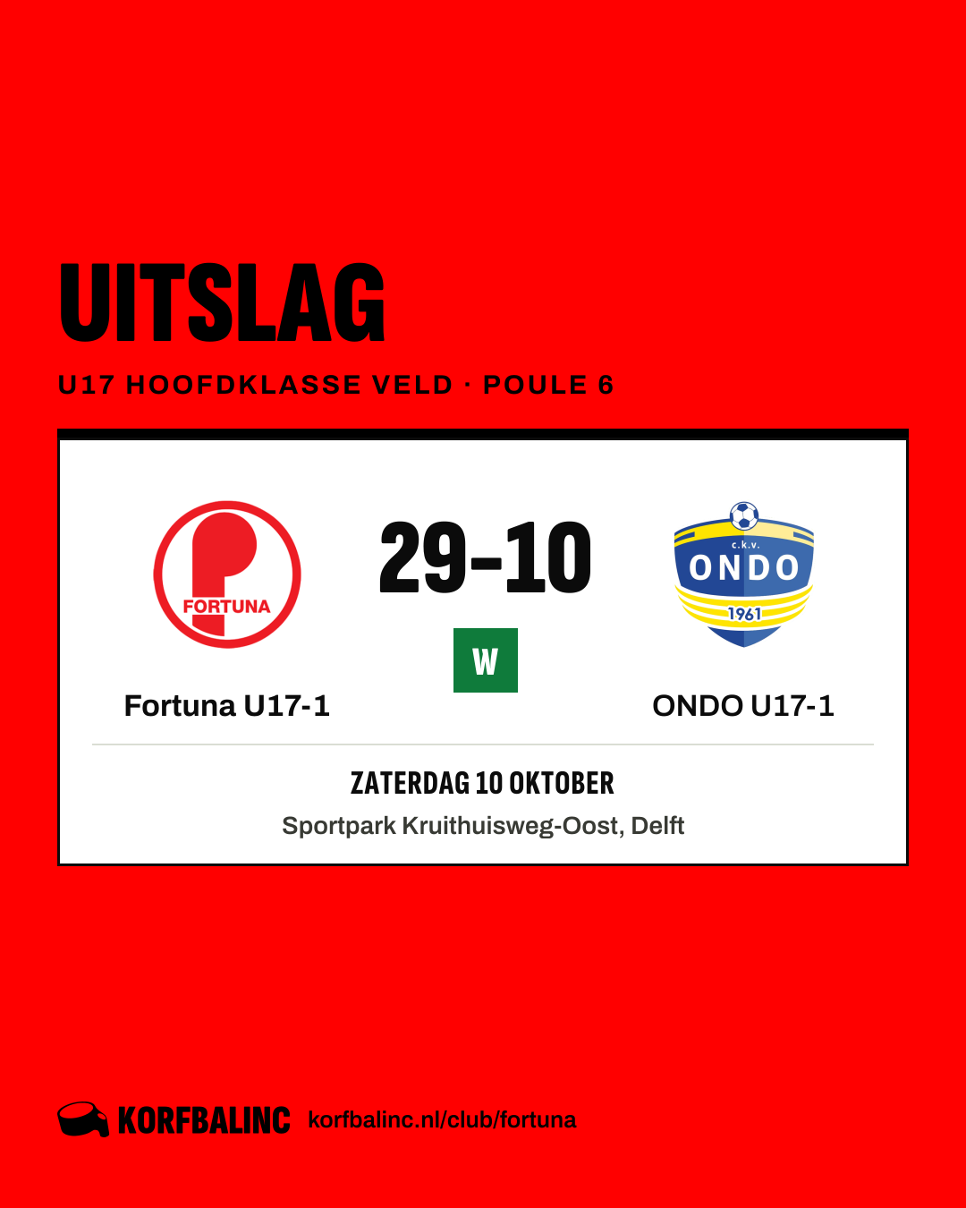 Fortuna U17-1 - ONDO U17-1