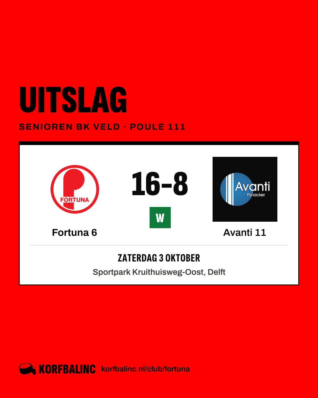 Fortuna 6 - Avanti 11
