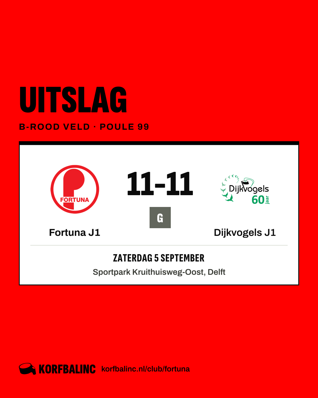 Fortuna J1 - Dijkvogels J1